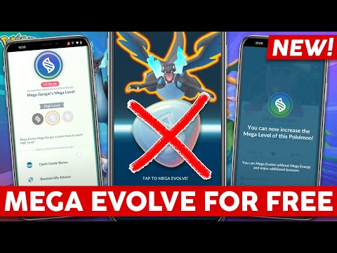 How To Mega Evolve FOR FREE in Pokémon GO! HUGE Mega Pokémon Update!