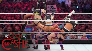 Bianca Belair, Asuka & Alexa Bliss team up for triple suplex: WWE Clash at the Castle 2022