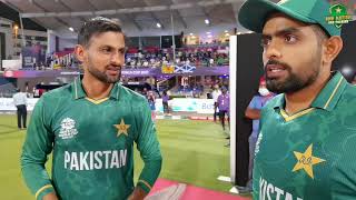 Babar Azam Interviews Shoaib Malik On Smashing The Fastest Fifty For Pakistan In T20 World Cup |MA2E