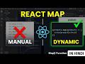 Map Function In React JS 🚀 | Render Lists Dynamically in React | ReactJS Tutorial in Hindi