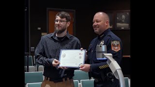 Neenah Man honored for heroic rescue after fiery crash