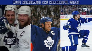 Most Memorable and Meaningful Goals In Toronto Maple Leafs History 1990-2022