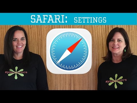 iPhone / iPad Safari - Settings iPhone / iPad Safari - Settings