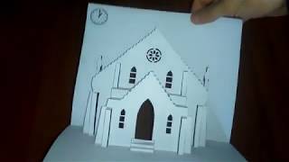 lovely house popup card diy craft make and learn