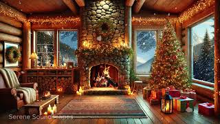 Christmas is Coming🎄Beautiful Christmas Music with Fireplace✨🎅Relaxing Instrumental Christmas Music