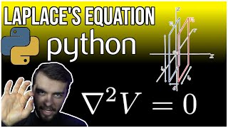 Laplace's Equation of Electric Potential (Solved in Python)