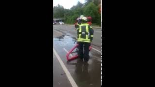 Lemgo Hydrant Unfall! -Must See- Brand leerstehendes Haus Lemgo NRW!