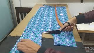 গোল কামিজ কাটার সহজ নিয়ম।    Simple rules for cutting round kameez