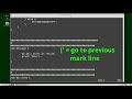Vim (14) Marks