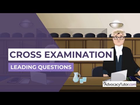 Can you object to a leading question?