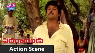 Mohan Babu Best Action Scene | Pedarayudu Movie | Mohan Babu | Soundarya | YOYO Cine Talkies