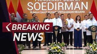 BREAKING NEWS -Presiden Jokowi, Menhan Prabowo hingga Kapolri Resmikan RS Pertahanan Negara & RS TNI