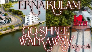 Goshree walkway | Ernakulam | I Love Kochi | Drone video #drone