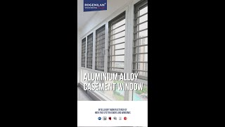 Residential aluminium double-paned tempered glass heat-insulated casement window#windows #home