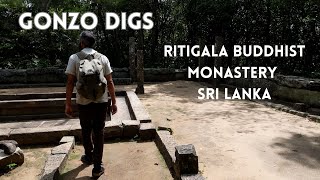 The ancient jungle ruins of Ritigala Buddhist Monastery, Sri Lanka