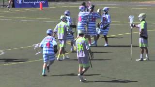 Xander Ritz Diving Lacrosse Goal