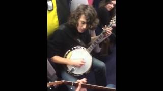 Dueling Banjos by Flats & Sharps (on a Bristol to London Train)