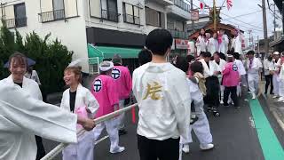 令和５年　岩屋春祭り　片浜だんじり　神輿　練り合わせ