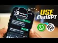 How to Use ChatGPT on WhatsApp on iPhone | ChatGPT WhatsApp Access
