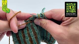 Double Decrease Set-Up in Double-Knitted Brioche — A Sockmatician Tutorial
