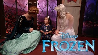 Disney California Adventure - Anna \u0026 Elsa Frozen Fun Character Meet and Greet