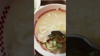 2022年3月20日　名古屋　スガキヤラーメン　デザート付き　600円弱　次回ラーメンサービス券付