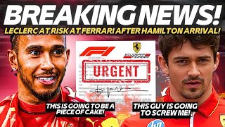 LECLERC IN TROUBLE AT FERRARI AFTER LEWIS HAMILTON ARRIVAL?