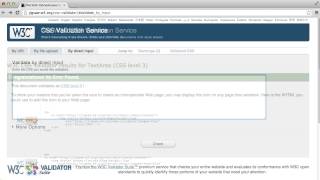 Intro to HTML and CSS - Validating and Verifying HTML and CSS