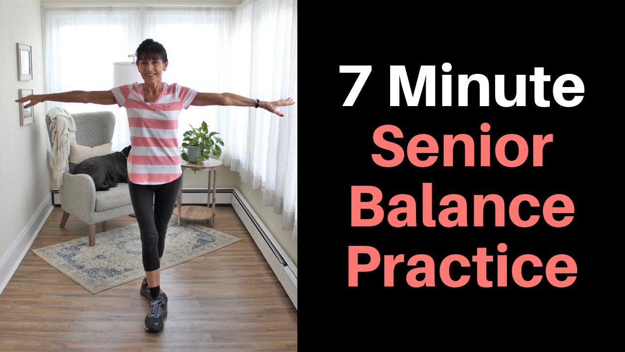 7 Minute Functional Balance Exercises For Seniors - YouTube