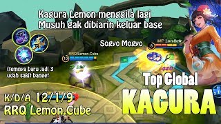 BUILD KAGURA BY RRQ Lemon.Cube | King Kagura menggila musuh gak dibiarin keluar base !