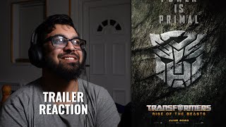 TRANSFORMERS: RISE OF THE BEASTS SUPERBOWL TRAILER REACTION!! #transformersriseofthebeasts s