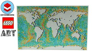 LEGO Art 31203 World Map - Lego Speed Build Review