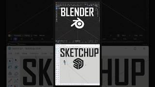 Blender + SketchUp | Tutorial #blender #sketchup