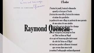 L'écolier, Raymond Queneau