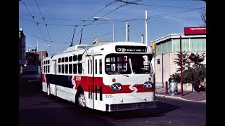 Philadelphia -- Rt 59 Trackless Trolley with TC-49 Marmon Herringtons (300 series)