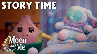 Mr. Onion reads a story 📚 EVERYBODY LOVES TO HIDE 🌙 MOON and ME - Relaxing Bedtime Stories for Kids