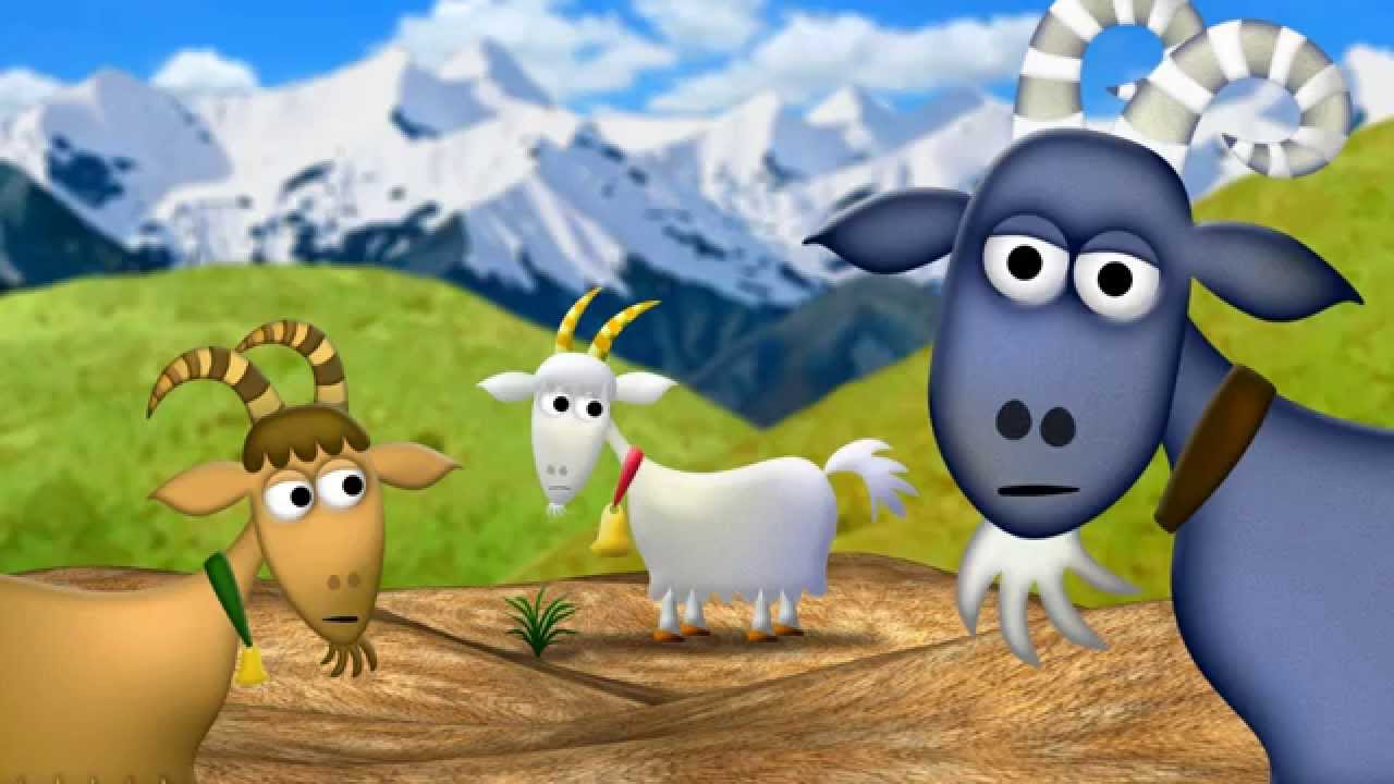 The 3 Billy Goats Gruff - KidsOut Charity Animation By Neil Whitman ...