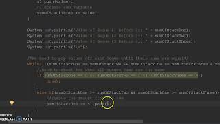 Java Stack Equal Stacks Part 2 HackerRank