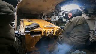 Боевая работа экипажей танков Т 72Б3 ЗВО в зоне СВО