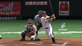 マッチが一発で盛り上げる!! 第13号逆転2ランで勝利へ 2013.08.03 H-L