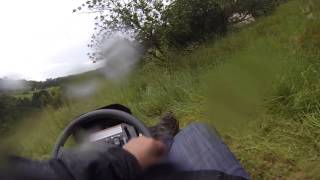 CANYCOM Mowing thick wet vegetation in the rain