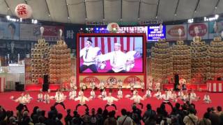 ふるさと祭り東京2017 仙台すずめ踊り 1.13