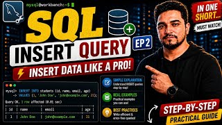 🎯 Insert Records in SQL Table – Easiest Explanation Ever! (Hindi)