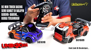 UNBOXING| MINI RC RACING TRUCK SUPER KENCENG ASIK DIBALAPIN | PINECONE MODELSG1609 \u0026 SG1610