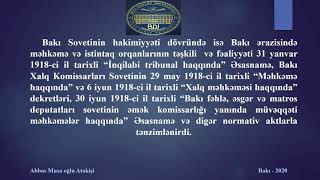 Vəkillik hüququ kursunun əsasları - Əlavə təhsil alanlar üçün - hüquq elmləri namizədi Abbas Atakişi