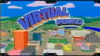 The Simpsons - Virtual Springfield trailer pc game 1997 commercial 📼