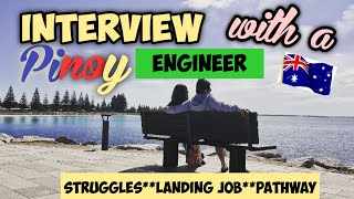 Interview with a Pinoy Engineer in Australia | Pathway to Engineering | Steps| Struggles | Success