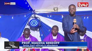Prof George Magoha's son Michael Magoha full speech at the burial of his father