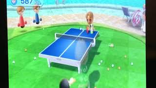 Wii Sports Resort (Table Tennis) Return challenge 999 score!!