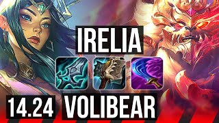 IRELIA vs VOLIBEAR (TOP) | KR Diamond | 14.24